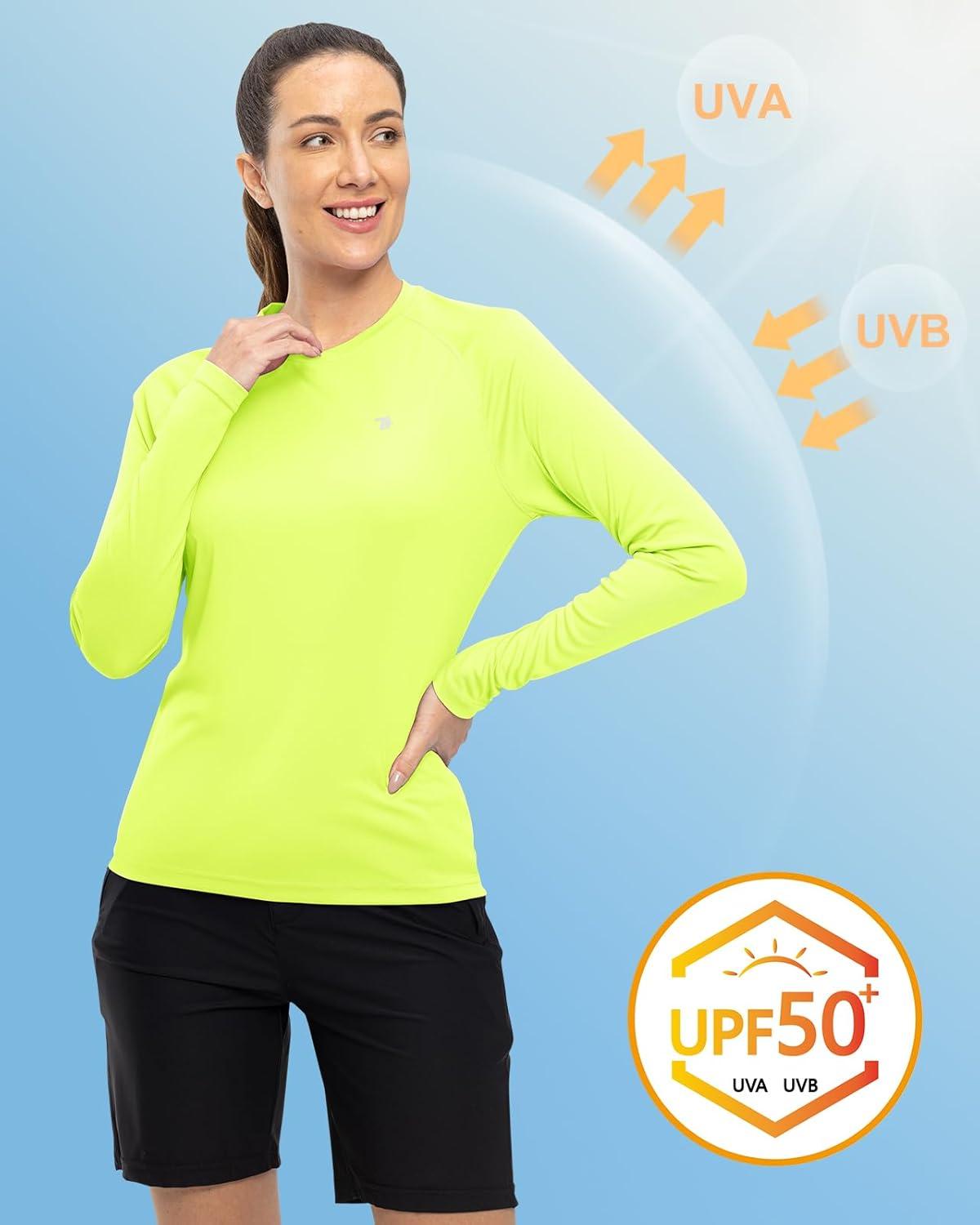 imageTBMPOY Womens UPF 50 Long Sleeve Quick Dry Zipper Sun Protection ShirtsGreen2