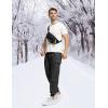 imageTBMPOY Mens Cargo Sweatpants Joggers Winter Fleece Lined Pants Gym Running Cotton Pants with Zipper PocketsDark Grey