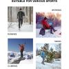 imageTBMPOY Mens Cargo Sweatpants Joggers Winter Fleece Lined Pants Gym Running Cotton Pants with Zipper PocketsNavy