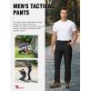 imageTBMPOY Mens Cargo Tactical Pants Stretch Ripstop Work Pants Water Resistant Hiking Pant for Outdoor
