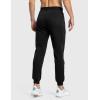 imageTBMPOY Mens Comfy Pants Fleece Lined Joggers Zipper Pockets Cotton Elastic Waist Sweatpants Athletic Running Golf TrackBlack02
