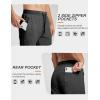 imageTBMPOY Mens Comfy Pants Fleece Lined Joggers Zipper Pockets Cotton Elastic Waist Sweatpants Athletic Running Golf TrackDark Grey02