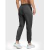 imageTBMPOY Mens Comfy Pants Fleece Lined Joggers Zipper Pockets Cotton Elastic Waist Sweatpants Athletic Running Golf TrackDark Grey02