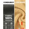 imageTBMPOY Mens Corduroy Jacket Sherpa Fleece Lined Jackets Warm Winter Trucker Work Casual Hiking Coat with 5 PocketsDark Grey