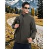 imageTBMPOY Mens Fleece Jackets Lightweight FullZip Fall Jacket Outdoor Hiking Warm Winter Coats with PocketsGray