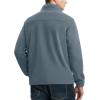 imageTBMPOY Mens Fleece Jackets Lightweight FullZip Fall Jacket Outdoor Hiking Warm Winter Coats with PocketsLight Blue