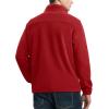 imageTBMPOY Mens Fleece Jackets Lightweight FullZip Fall Jacket Outdoor Hiking Warm Winter Coats with PocketsRed