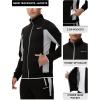 imageTBMPOY Mens Fleece Lined Tracksuits Sweatsuits 2 Piece Sets Winter Jogging Track Sweat Suits Thermal Casual OutfitsBlackLight Grey
