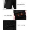 imageTBMPOY Mens Hiking Shorts 7quot Quick Dry Lightweight Cargo Fishing Shorts with Zipper Pockets Elastic Waist Drawstring WalkingBlack