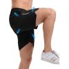 imageTBMPOY Mens Hiking Shorts 7quot Quick Dry Lightweight Cargo Fishing Shorts with Zipper Pockets Elastic Waist Drawstring WalkingBlack