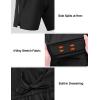 imageTBMPOY Mens Hiking Shorts 7quot Quick Dry Lightweight Cargo Fishing Shorts with Zipper Pockets Elastic Waist Drawstring WalkingDark Grey
