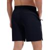 imageTBMPOY Mens Hiking Shorts 7quot Quick Dry Lightweight Cargo Fishing Shorts with Zipper Pockets Elastic Waist Drawstring WalkingNavy