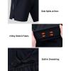imageTBMPOY Mens Hiking Shorts 7quot Quick Dry Lightweight Cargo Fishing Shorts with Zipper Pockets Elastic Waist Drawstring WalkingNavy