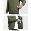 imageTBMPOY Mens Lightweight Cotton Jackets Golf Full Zip Windbreaker Spring Fall Stylish Casual Jackets Work bomberArmy Green