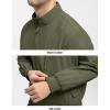 imageTBMPOY Mens Lightweight Cotton Jackets Golf Full Zip Windbreaker Spring Fall Stylish Casual Jackets Work bomberArmy Green
