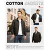 imageTBMPOY Mens Lightweight Cotton Jackets Golf Full Zip Windbreaker Spring Fall Stylish Casual Jackets Work bomberBrown