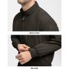 imageTBMPOY Mens Lightweight Cotton Jackets Golf Full Zip Windbreaker Spring Fall Stylish Casual Jackets Work bomberBrown