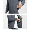 imageTBMPOY Mens Lightweight Cotton Jackets Golf Full Zip Windbreaker Spring Fall Stylish Casual Jackets Work bomberDark Grey