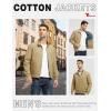 imageTBMPOY Mens Lightweight Cotton Jackets Golf Full Zip Windbreaker Spring Fall Stylish Casual Jackets Work bomberDark Khaki