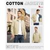 imageTBMPOY Mens Lightweight Cotton Jackets Golf Full Zip Windbreaker Spring Fall Stylish Casual Jackets Work bomberLight Khaki