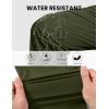 imageTBMPOY Mens Lightweight Hiking Pants Quick Dry 4 Pockets Stretch Water Resistant Travel Fishing Convertible Zip Cargo JoggerArmy Green