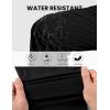 imageTBMPOY Mens Lightweight Hiking Pants Quick Dry 4 Pockets Stretch Water Resistant Travel Fishing Convertible Zip Cargo JoggerBlack