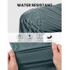 imageTBMPOY Mens Lightweight Hiking Pants Quick Dry 4 Pockets Stretch Water Resistant Travel Fishing Convertible Zip Cargo JoggerGrey Blue