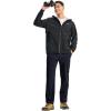 imageTBMPOY Mens Lightweight Hiking Pants Quick Dry 4 Pockets Stretch Water Resistant Travel Fishing Convertible Zip Cargo JoggerNavy