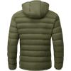 imageTBMPOY Mens Lightweight Puffer Jackets Detachable Hood WaterResistant Casual Winter Coat Hooded Insulated for Travel SkiArmy Green