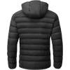 imageTBMPOY Mens Lightweight Puffer Jackets Detachable Hood WaterResistant Casual Winter Coat Hooded Insulated for Travel SkiBlack
