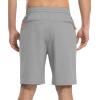imageTBMPOY Mens Shorts 9quot Hiking Running Shorts Zipper Pockets Athletic Outdoor Sports Gym Workout Short 4 PocketsLight Grey
