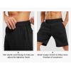 imageTBMPOY Mens Shorts Golf 9quot Casual Elastic Waist Quick Dry Flat Front Travel Shorts with 5 PocketsBlack