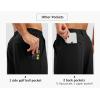 imageTBMPOY Mens Shorts Golf 9quot Casual Elastic Waist Quick Dry Flat Front Travel Shorts with 5 PocketsBlack