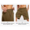imageTBMPOY Mens Shorts Golf 9quot Casual Elastic Waist Quick Dry Flat Front Travel Shorts with 5 PocketsKhaki