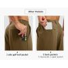 imageTBMPOY Mens Shorts Golf 9quot Casual Elastic Waist Quick Dry Flat Front Travel Shorts with 5 PocketsKhaki