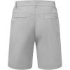 imageTBMPOY Mens Shorts Golf 9quot Casual Elastic Waist Quick Dry Flat Front Travel Shorts with 5 PocketsLight Grey