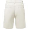 imageTBMPOY Mens Shorts Golf 9quot Casual Elastic Waist Quick Dry Flat Front Travel Shorts with 5 PocketsWhite