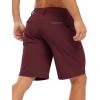 imageTBMPOY Mens Shorts Golf 9quot Casual Elastic Waist Quick Dry Flat Front Travel Shorts with 5 PocketsWine Red
