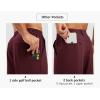 imageTBMPOY Mens Shorts Golf 9quot Casual Elastic Waist Quick Dry Flat Front Travel Shorts with 5 PocketsWine Red