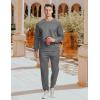 imageTBMPOY Mens Sweatsuits 2 Piece Set Tracksuits Jogging Outfits Long Sleeve Tops Jogger Pants Sweat Track Suits Casual AthleticDark Grey