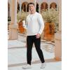 imageTBMPOY Mens Sweatsuits 2 Piece Set Tracksuits Jogging Outfits Long Sleeve Tops Jogger Pants Sweat Track Suits Casual AthleticWhite
