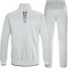 imageTBMPOY Mens Tracksuits Sweatsuits for Men Sweat Track Suits 2 Piece Casual Athletic Jogging Warm Up Full Zip Sets01 Grey