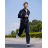 imageTBMPOY Mens Tracksuits Sweatsuits for Men Sweat Track Suits 2 Piece Casual Athletic Jogging Warm Up Full Zip Sets01 Navygrey