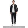 imageTBMPOY Mens Tracksuits Sweatsuits for Men Sweat Track Suits 2 Piece Casual Athletic Jogging Warm Up Full Zip Sets03 Blacklight Grey