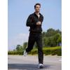 imageTBMPOY Mens Tracksuits Sweatsuits for Men Sweat Track Suits 2 Piece Casual Athletic Jogging Warm Up Full Zip Sets03 Blackwine Red
