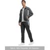 imageTBMPOY Mens Tracksuits Sweatsuits for Men Sweat Track Suits 2 Piece Casual Athletic Jogging Warm Up Full Zip Sets03 Dark Greylight Grey