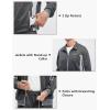 imageTBMPOY Mens Tracksuits Sweatsuits for Men Sweat Track Suits 2 Piece Casual Athletic Jogging Warm Up Full Zip Sets03 Dark Greylight Grey
