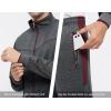 imageTBMPOY Mens Tracksuits Sweatsuits for Men Sweat Track Suits 2 Piece Casual Athletic Jogging Warm Up Full Zip Sets03 Dark Greywine Red
