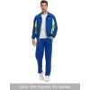 imageTBMPOY Mens Tracksuits Sweatsuits for Men Sweat Track Suits 2 Piece Casual Athletic Jogging Warm Up Full Zip Sets03 Royal Bluegreen