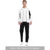 imageTBMPOY Mens Tracksuits Sweatsuits for Men Sweat Track Suits 2 Piece Casual Athletic Jogging Warm Up Full Zip Sets03 Whiteblack